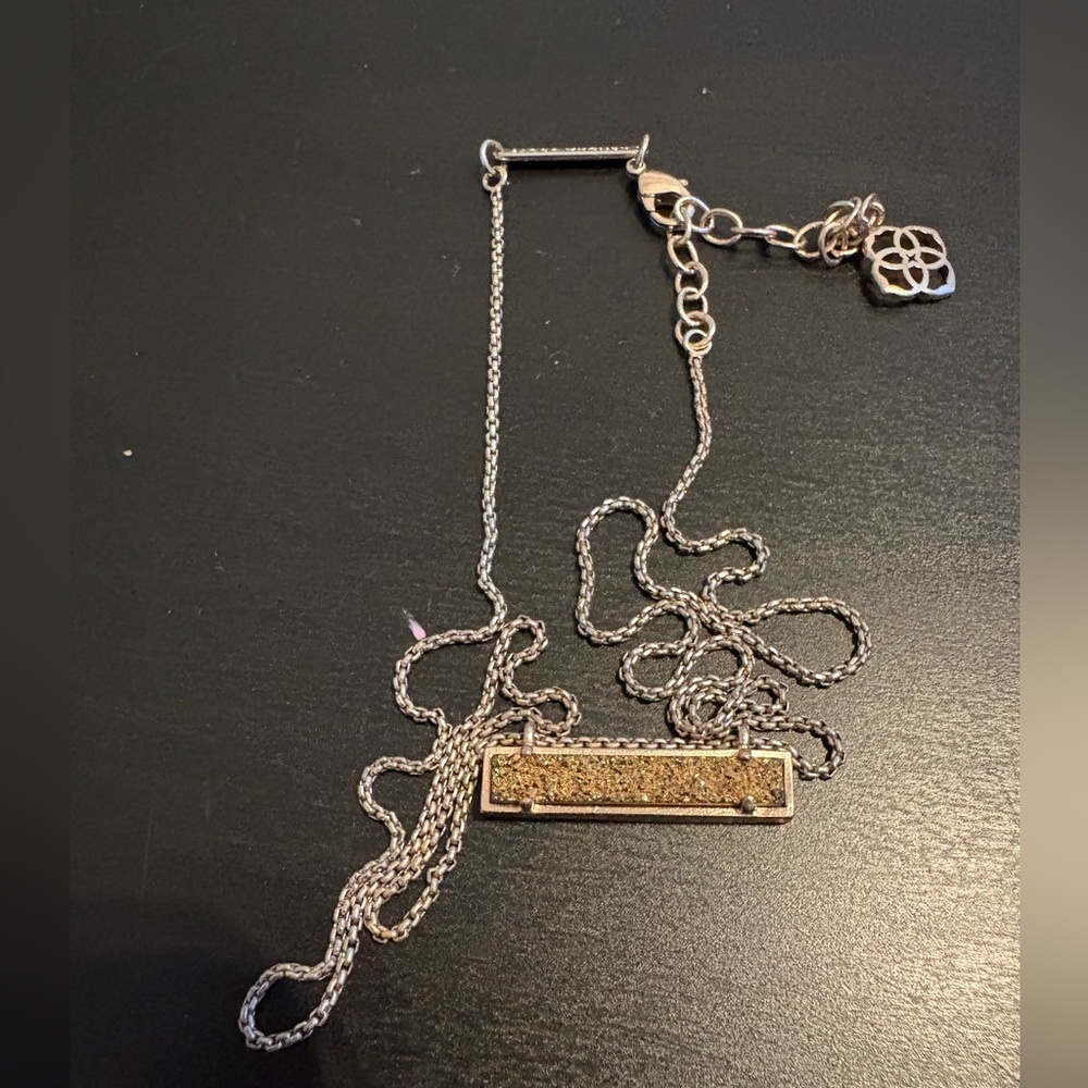 Kendra Scott Gold Bar Necklace